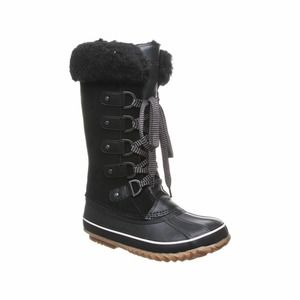 BEARPAW Women's Denali Snow Boot size 10 NWT in Black Suede